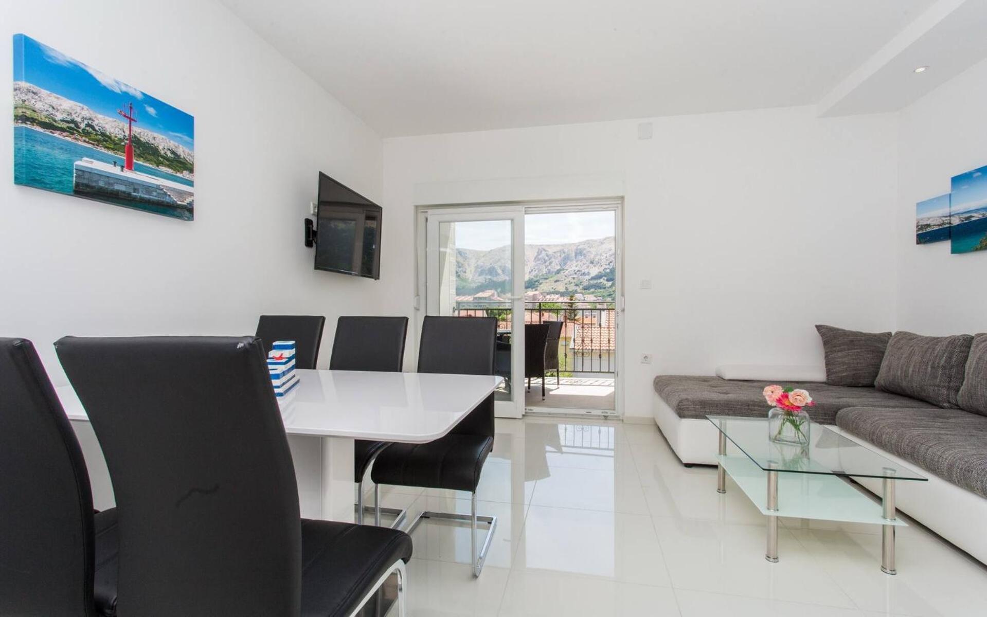 Apartments Bernardeta 1 Baška Exterior foto