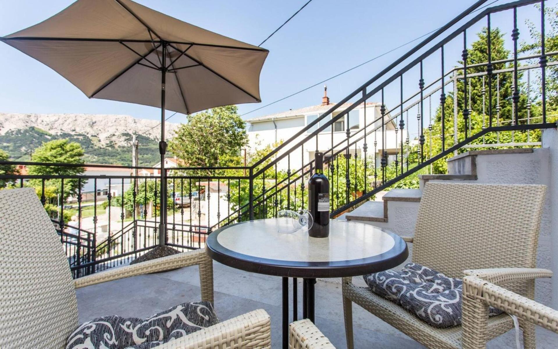 Apartments Bernardeta 1 Baška Exterior foto
